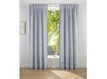 Vorhang "LESKA" Gr. 4, grau, B:132cm H:245cm, Jacquard, Polyacryl, Polyester, LEGER HOME BY LENA GERCKE, Gardinen, Vorhang, blickdicht, glatt, gewebt, monochrom, verschiedene Größen