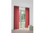 Vorhang WIRTH "NEUFAHRN" Gr. 2, rot, B:135cm H:175cm, Jacquard, Polyacryl, Polyester, Gardinen, Vorhang