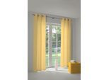 Vorhang ADAM "Graphic Ventus" Gr. 4, gelb, B:145cm H:245cm, Jacquard, Baumwolle (Bio-Baumwolle), Gardinen, Vorhang, aus 100% Bio-Baumwolle