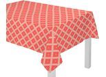 Tischdecke ADAM "Maroccan Shiraz Light" Gr. 9, rot, B:145cm L:250cm, Bio-Baumwolle, Tischdecken, Tischdecke, aus 100% Bio-Baumwolle