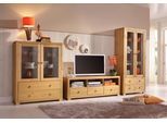 Wohnwand OTTO HOME "Gotland", beige (natur), Kastenmöbel-Sets, Wohnwand, bestehend aus 1 Highboard, 1 TV-Lowboard und 1 Vitrine