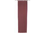 Vorhang ADAM "Uni Collection", rot, B:142cm H:335cm, Baumwolle (Bio-Baumwolle), Gardinen, Vorhang, Blickdichter aus 100% Bio-Baumwolle