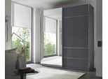 Schwebetürenschrank STAUD "Sonate Lucca mit Spiegel, Made in Germany", vulkanglas, B:167cm H:240cm T:68cm, Holzwerkstoff, Schränke, Schwebetürenschrank, Mit vier verschiedenen Ausstattungsvarianten