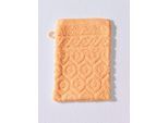 Handtuch ROSS Gr. 2, rot (apricot), B:75cm L:150cm, Walkfrottee, 100% Baumwolle, Handtücher, Handtuch
