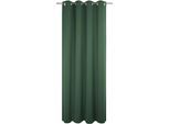 Vorhang ADAM "Uni Collection", grün (oliv), B:142cm H:405cm, Baumwolle (Bio-Baumwolle), Gardinen, Vorhang, Blickdichter aus 100% Bio-Baumwolle