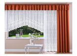 Vorhang WIRTH "Lahnstein" Gr. 4, orange (terra), B:132cm H:245cm, Polyester, Gardinen, Vorhang