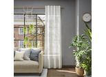 Vorhang NEUTEX FOR YOU "Libre-ECO", beige (creme), B:142cm H:275cm, Jacquard, Polyester, Gardinen, Vorhang, nach Maß