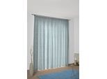 Vorhang WIRTH "Swift" Gr. 2, blau, B:135cm H:145cm, Jacquard, Baumwolle, Polyacryl, Gardinen, Vorhang