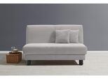 Schlafsofa ELL + ELL "Enny", grau (hellgrau), B:145cm H:85cm T:100cm, 92% Polyester 8% Nylon, Sofas, Schlafsofa