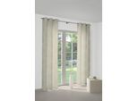 Vorhang WIRTH "Lahstedt" Gr. 2, beige (creme), B:135cm H:175cm, Jacquard, Polyacryl, Polyester, Gardinen, Vorhang