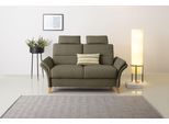 2-Sitzer HOME AFFAIRE "Westerland", grün (oliv), B:166cm H:90cm T:89cm, 100% Polyester, Sofas, 2-Sitzer, Federkern-Polsterung. wahlweise mit Armlehnfunktion