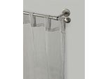 Gardinenstange GARESA "BOLTI", silber (mattchromfarben), L:230cm Ø:16mm, Metall, Gardinenstangen, Gardinenstange, Vorhanggarnitur, verlängerbar, Wandmontage, ohne Ringe
