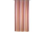 Gardine WIRTH "Eloise" Gr. 3, rot, B:600cm H:120cm, Polyester, Gardinen, Gardine, Store