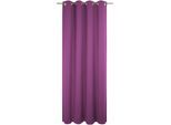 Vorhang WIRTH "Newbury" Gr. 5, lila (beere), B:130cm H:255cm, Jacquard, Baumwolle, Polyester, Gardinen, Vorhang