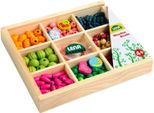 Kreativset LENA "Holzperlen Holzkassette, mittel", bunt, Kreativsets, Kinder, Holz, Kreativset