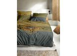 Bettwäsche IRISETTE "Playa 8536", grün, B/L: 155cm x 220cm, 1 Stk., 1 Stk., Mako-Satin, B/L: 80cm x 80cm, 2 Stk., Mako-Satin, Obermaterial: 100% Baumwolle, Bettwäsche, Bettwäsche, anschmiegsam und atmungsaktiv, Ganzjahresqualität