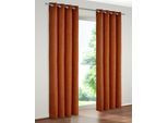 Vorhang WIRTH "Holmsund 288g/qm" Gr. 14, rot (rotbraun), B:270cm H:225cm, Chenille, Polyacryl, Gardinen, Vorhang