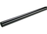 Gardinenrohr LIEDECO Gr. 4, schwarz, L:240cm Ø:2cm, Gardinenstangenhalterungen, Gardinenrohr, 1-läufig im Fixmaß Ø 20 mm