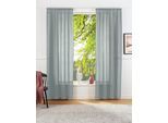Vorhang "Lanea" Gr. 2, grün (mint), B:135cm H:175cm, Baumwolle, Polyester, LEGER HOME BY LENA GERCKE, Gardinen, Vorhang, Leinenoptik, 1 Schal, verschiedene Größen