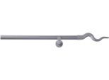 Vorhangstange GOOD LIFE "Sepa" Gr. 20, grau (anthrazit), L:480cm Ø:20mm, Metall, Gardinenstangen, Vorhangstange