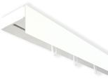 Gardinenschiene SN DECO GROUP "Vorhangschiene SH mit Blende", weiß, L:440cm T:4,7cm, Kunststoff, Gardinenstangen, Gardinenschiene