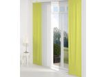 Schiebegardine WIRTH "Neufahrn" Gr. 2, grün, B:60cm H:175cm, Jacquard, Polyacryl, Polyester, Gardinen, Schiebegardine, Inkl. Befestigungszubehör