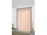 Vorhang WIRTH "Neveres" Gr. 4, beige (puder), B:135cm H:245cm, Jacquard, Baumwolle, Gardinen, Vorhang