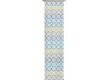 Schiebegardine WIRTH "Zirbello" Gr. 3, blau, B:60cm H:225cm, Jacquard, Baumwolle, Polyester, Gardinen, Schiebegardine