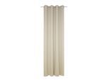 Vorhang WIRTH "Dim out", beige, B:142cm H:345cm, Polyester, Gardinen, Vorhang, nach Maß