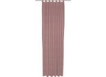 Vorhang WIRTH "Trondheim B", rosa, B:132cm H:185cm, Polyacryl, Gardinen, Vorhang, nach Maß