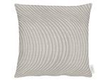 Dekokissen APELT "2913" Gr. 2, beige (leinen, gemustert), B:48cm L:48cm, Kunstfaser, Dekokissen_Sitzkissen_Kissenhüllen, Dekokissen, Kissenhülle mit Füllung, 1 Stück