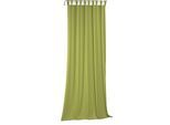 Vorhang WIRTH "Newbury", grün, B:130cm H:385cm, Baumwolle, Polyester, Gardinen, Vorhang, nach Maß