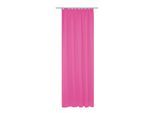 Vorhang WIRTH "Dim out", pink, B:142cm H:265cm, Polyester, Gardinen, Vorhang, nach Maß