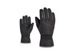 Skihandschuhe ZIENER "ZI - 1785", Damen, Gr. L, schwarz, Kunstfaser, Handschuhe Skihandschuhe