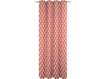 Vorhang ADAM "Maroccan Shiraz Light" Gr. 2, rot, B:145cm H:175cm, Jacquard, Baumwolle (Bio-Baumwolle), Gardinen, Vorhang, aus 100% Bio-Baumwolle