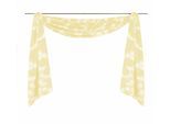 Freihanddeko WIRTH "Angie" Gr. 1, beige (creme), B:135cm H:300cm, Polyester, Gardinen, Freihanddeko