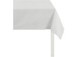 Tischdecke APELT "ALASKA, LOFT STYLE, Rips Uni" Gr. 1, grau (hellgrau), B:130cm L:170cm, Baumwolle, Polyester, Tischdecken, Tischdecke