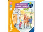 Kinderbuch RAVENSBURGER "tiptoi Wieso? Weshalb? Warum? Wir entdecken Pferde und Ponys", bunt, Bücher, Kinderbuch, Made in Europe