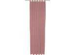 Vorhang WIRTH "Trondheim B", rosa, B:132cm H:155cm, Polyacryl, Gardinen, Vorhang, nach Maß