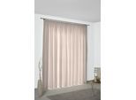 Vorhang WIRTH "Torbole" Gr. 5, gelb (ocker), B:132cm H:245cm, Jacquard, Baumwolle, Polyester, Gardinen, Vorhang