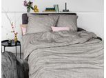 Bettwäsche IRISETTE "Mink 8835", silber (silberfarben), B/L: 155cm x 200cm, 1 Stk., 1 Stk., Biber, B/L: 80cm x 80cm, 2 Stk., Biber, Obermaterial: 100% Baumwolle, Bettwäsche, Bettwäsche, einzigartige kuschelig weiche Winterbettwäsche