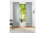 Vorhang "Lanea, 1 Stück, Multifunktionsband, halbtransparent, Leinenoptik" Gr. 3, grün (mint), B:135cm H:225cm, Baumwolle, Polyester, LEGER HOME BY LENA GERCKE, Gardinen, Vorhang, Leinenoptik, 1 Schal, verschiedene Größen