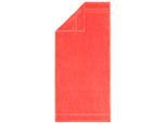 Handtücher EGERIA "Manhatten Gold", orange (zinnia), B:70cm L:140cm, Frottier, Obermaterial: 100% Baumwolle, Handtücher, Handtücher, Uni Programm mit Streifenbordüre, reine Baumwolle
