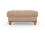 Stauraumhocker SIT & MORE "Westham", braun (macciato), B:101cm H:47cm T:66cm, 100% Polyester, Hocker, Stauraumhocker, wahlewise mit/ohne Federkern