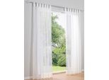 Gardine HEINE HOME Gr. 5, weiß, B:140cm H:265cm, Polyester, Gardinen, Gardine