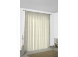 Vorhang WIRTH "Gospic" Gr. 3, grau, B:132cm H:225cm, Jacquard, Baumwolle, Polyester, Gardinen, Vorhang