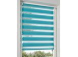 Raffrollo HEINE HOME Gr. 9, blau (türkis), B:80cm H:210cm, Raffrollos, Raffrollo