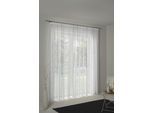 Vorhang WIRTH "Chloé" Gr. 1, grau, B:300cm H:120cm, Polyester, Gardinen, Vorhang, Store