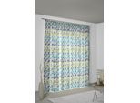 Vorhang WIRTH "Berlare", blau, B:132cm H:305cm, Baumwolle, Polyester, Gardinen, Vorhang, nach Maß