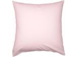 Kissenbezug JANINE "PIANO 0125 31 80x80", rosa (hellrosa), B:80cm L:80cm, Mako-Soft-Seersucker, Seersucker, Kissenbezüge, Kissenbezug, mit Reißverschluss
